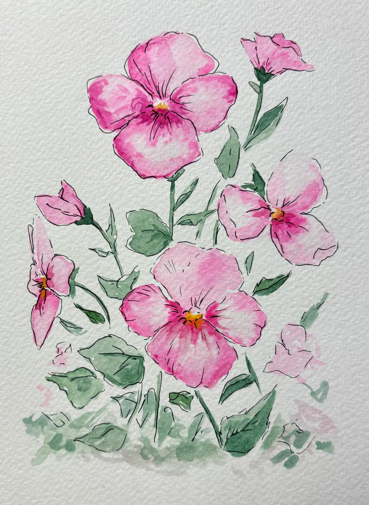 Jeffrey Alans Pansy Painting Workshop